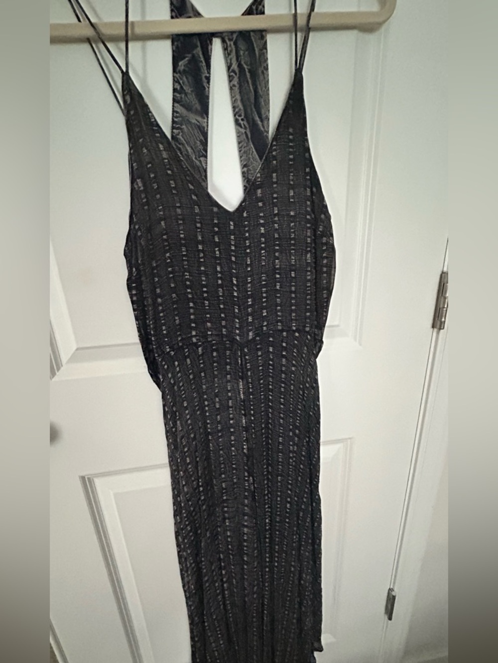 HD in Paris Black Strappy V-Neck Maxi Romper